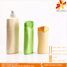800ml cosmético industrial oval forma pe plástico garrafa